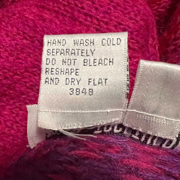 Vintage 80s Spiegel Together Knit Cardigan Chunky Short Sleeves Missy M Colorful - Picture 9 of 10